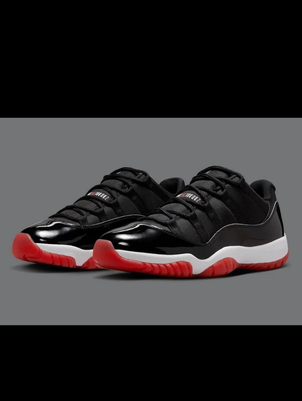 Nike Jordan 11 Retro Low "Bred" 2025 Black Red White Men Size 10.5 NEW!!